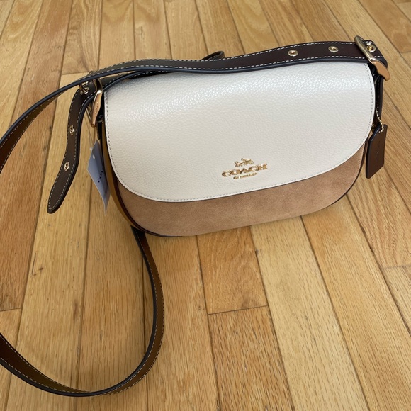 NWT Coach Macie Saddlebag in Colorblock - Picture 1 of 5